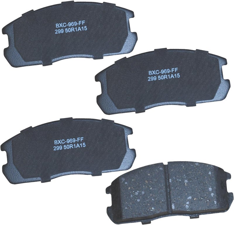 Bendix Premium SBC299 Ceramic Front Brake Pads for Dodge Colt 1991-1985, Mitsubishi Mirage 1990-1985, Plymouth Colt 1991-1985 - Image 1